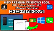 New iCloud Bypass Windows With Sim Fix 🔥 Checkm8 Windows Tool + Signal/Call/Network/iCloud/Facetime