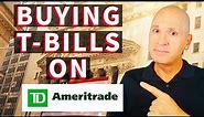 How To Buy Treasury Bills On TD Ameritrade: Bond Strategy For Rising Interest rates