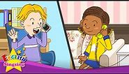 [Telephone Conversations] May I speak to Kate? I'll call back later. - Easy Dialogue for Kids