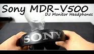 Sony MDR-V500 Dj headphones SPL dB sound test + quick review