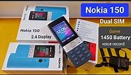 Nokia 150 introduction, 1500 contract, Dual SIM, 1450 battery #mobile #nokia #tech #viral #button