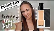 Burberry Makeup Review! | Matte Glow Foundation #burberry