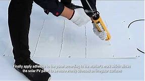 How to install flexible solar panels?