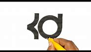 How to Draw the KD Logo
