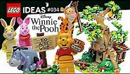 LEGO Ideas Winnie the Pooh review! Classic Disney ANIMATION as a 2021 set!