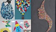 #50# Decorated Button collection | Best out of waste craft ideas | DIY Home decor ideas|Button craft