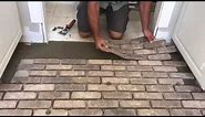 Fastest and Easiest Way to Install Brick Flooring