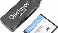 Onefavor CompactFlash Cards Reader, Compact Flash CF Memory Card USB Reader Reader/Writer (with 128MB CF Card)