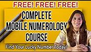 Complete Mobile Numerology Course| Free of Cost| Numerology| Astro Anjali Vidya