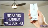 Minka Aire Remote Control RCS212 and Wall Control WCS212