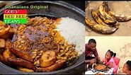 How to prepare Ghanaian Delicious Beans with Gari and Ripe Plantain (Gob3, Red-Red) Kay's Recipes