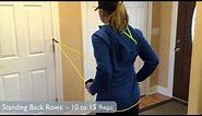 Using Resistance Bands With Door Anchor - Best Exercises