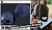 Berto Made it! -Captain America 3D Print Helmet Cosplay/Prop (Part 1)