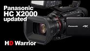Panasonic HC-X2000 Review updated
