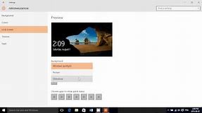 Windows 10 How to change lock screen picture or make a slideshow