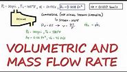 Mass and Volume FLOW RATE in a Compressor in 2 Minutes!