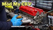 B20 VTEC Build Guide : B16 Cylinder Head = 8k Rpm Screaming Honda / Mod My CRV RD1
