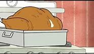 Making sweet love to the Thanksgiving Turkey - Regular Show Thanksgiving turkey meme