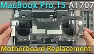 MacBook Pro 15 2016 and 2017 Logic Board Replacement Guide