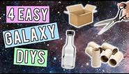 EASY GALAXY DIYS: 4 EASY GALAXY CRAFTS TO DO AT HOME| GALAXY ROOM DECOR IDEAS 2017