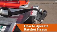 How to Operate Ratchet Straps on a U-Haul Tow Dolly or Auto Transport