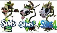 ♦ Sims 2 vs Sims 3 vs Sims 4 : CowPlants