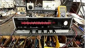 Servicing a 1970s Magnavox 300 am/fm stereo receiver. part 1/3 - L-ch out