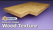 Blender Wood Texture Material Shader | Procedural Texture | 3D Wood Plank with Annual Ring