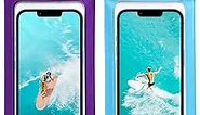 Hiearcool Universal Waterproof Phone Pouch, Dry Bag Compatible for iPhone 15 14 13 12 Pro Max XS Plus Samsung Galaxy S22 Cellphone Up to 8.3", IPX8 Water Proof Cell Phone Case for beach-2Pack