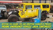 Reviving the Legend: The Jaw-Dropping Hummer H1 Project Insane Emergency Vehicle Saga Continues!