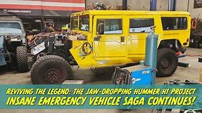 Reviving the Legend: The Jaw-Dropping Hummer H1 Project Insane Emergency Vehicle Saga Continues!