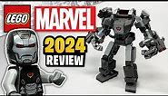 LEGO Marvel War Machine Mech Armour (76277) - EARLY 2024 Set Review
