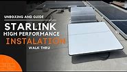 Starlink Flat High-Performance Installation
