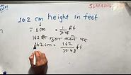 162 cm height in feet By Surendra Khilery In Hindi
