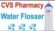 CVS Pharmacy Rechargeable Water Flosser Review and Test by Skywind007