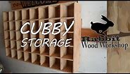 Cubby storage Easy build.