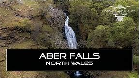 Aber Falls - UP CLOSE - 4K Drone Footage - North Wales / Snowdonia