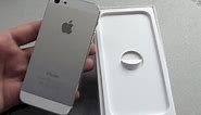 White iPhone 5 unboxing and first look