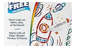 Crayola Color Wonder Mess Free Coloring, Blank Coloring Pages, 50 Count, Printable Page Refill Set