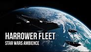 Harrower-Class Dreadnought Fleet | Star Wars Ambience | Ship Engine, Quiet Radio Chatter, Deep Space