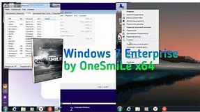 Установка и обзор Windows 7 Enterprise by OneSmiLe x64