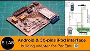 Assembling adapter for Android Phone and iPod 30-pins full integration