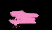 Premium stock video - Motion abstract pink brushes colourful grunge background