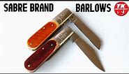 Sabre Brand Japan Barlow Pocket Knives No.1 and No. 3