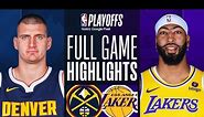 #2 NUGGETS at #7 LAKERS | FULL GAME 4 HIGHLIGHTS | April 27, 2024