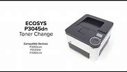 KYOCERA ECOSYS P3045dn Printer – toner change