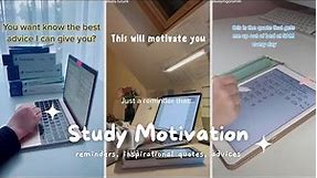 this is will MOTIVATE you, please be motivated to study, tiktok inspiration, compilation part 2