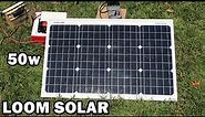 Loom Solar 50w 20v Solar Panel