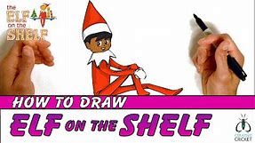 How to Draw Elf on the Shelf Step by Step - Easy Art Lesson