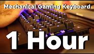 1 Hour Typing - Cherry MX Blue Switch Sound ASMR Mechanical Keyboard